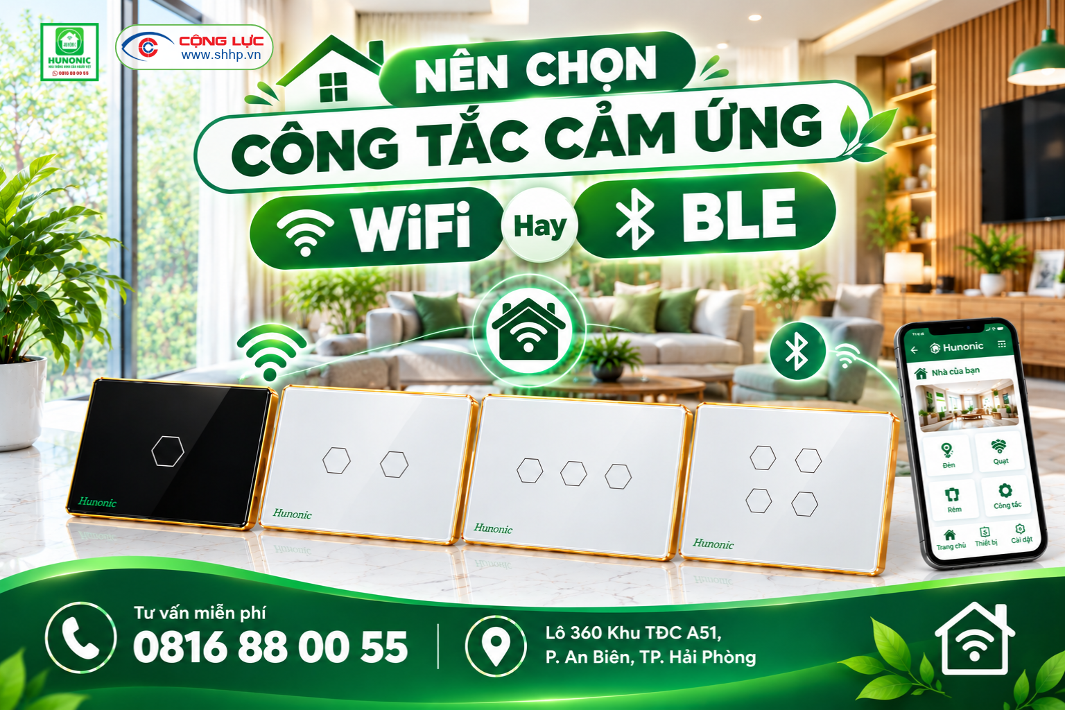 Công Tắc Wifi Và BLE Khác Nhau Thế Nào?