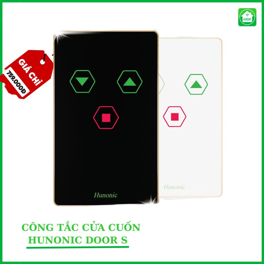 Công Tắc Cửa Cuốn Wifi Hunonic Door S