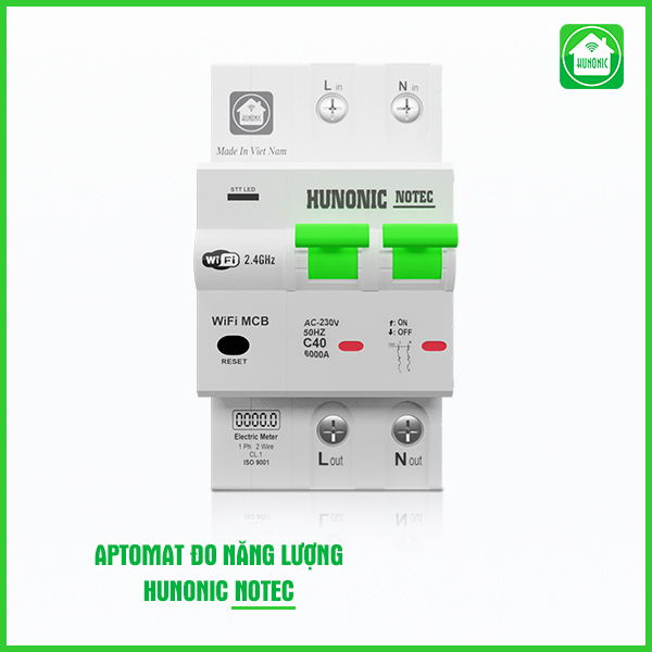 Aptomat thông minh đo năng lượng
