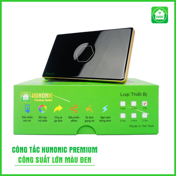 Công tắc Hunonic Premium CSL hình chữ nhật