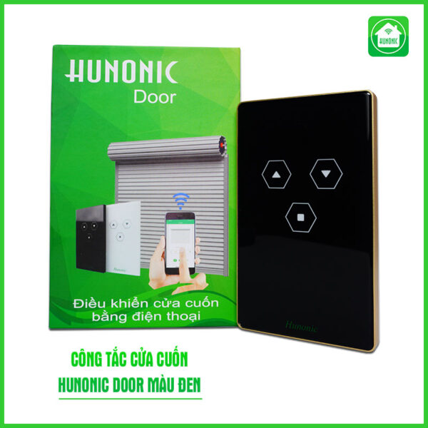 Công tắc cửa cuốn thông minh màu đen