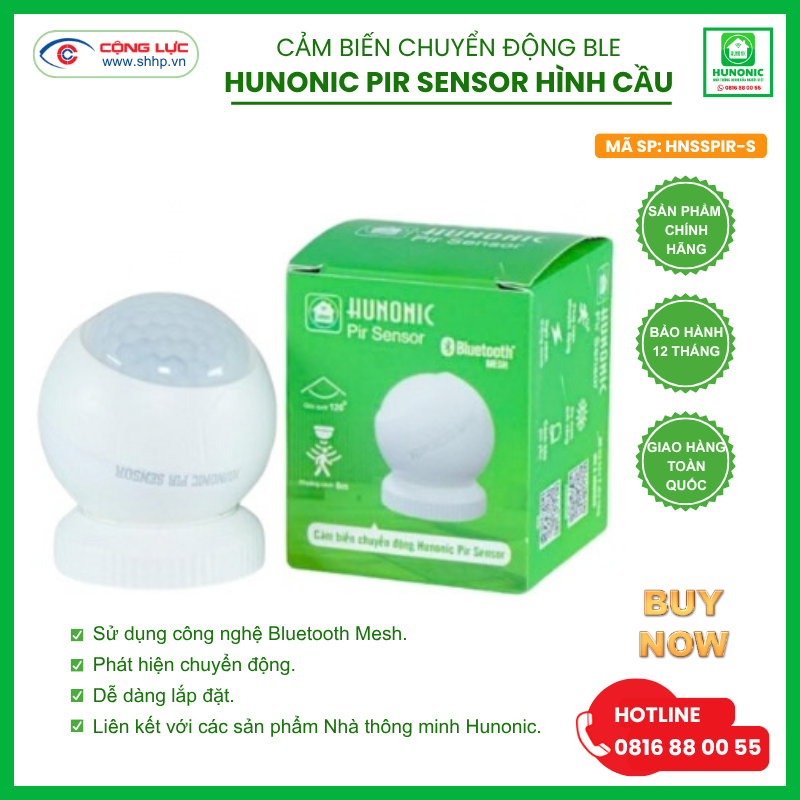 Bán cảm biến chuyển động BLE Hunonic Pir Sensor tại Hải Phòng