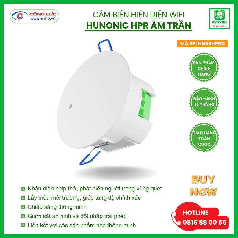 Bán cảm biến hiện diện wifi âm trần tại Hải Phòng giá rẻ