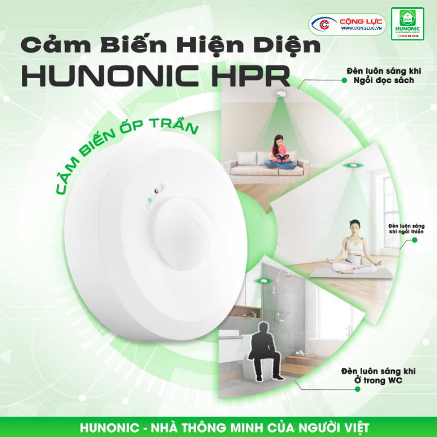 Lắp cảm biến hiện diện wifi ốp trần ở Hải Phòng