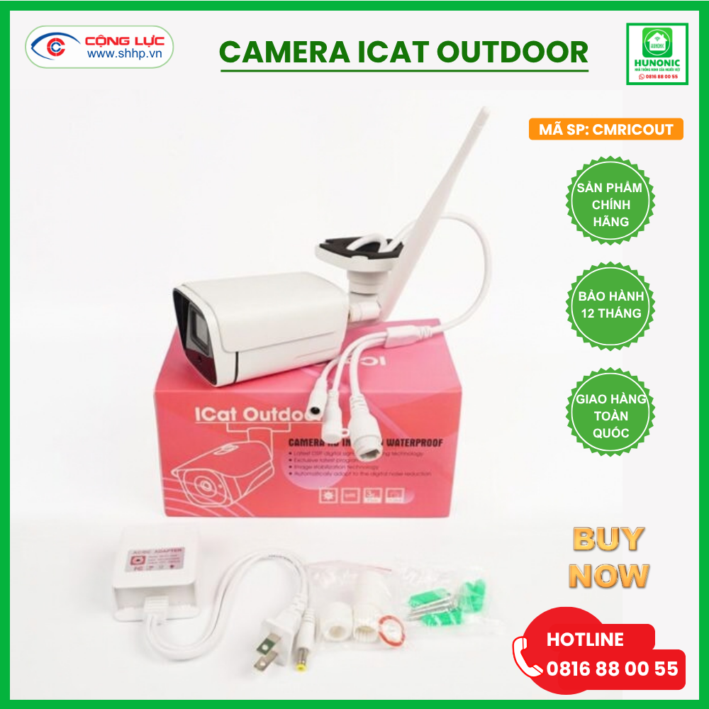 Camera wifi ngoài trời icat Outdoor