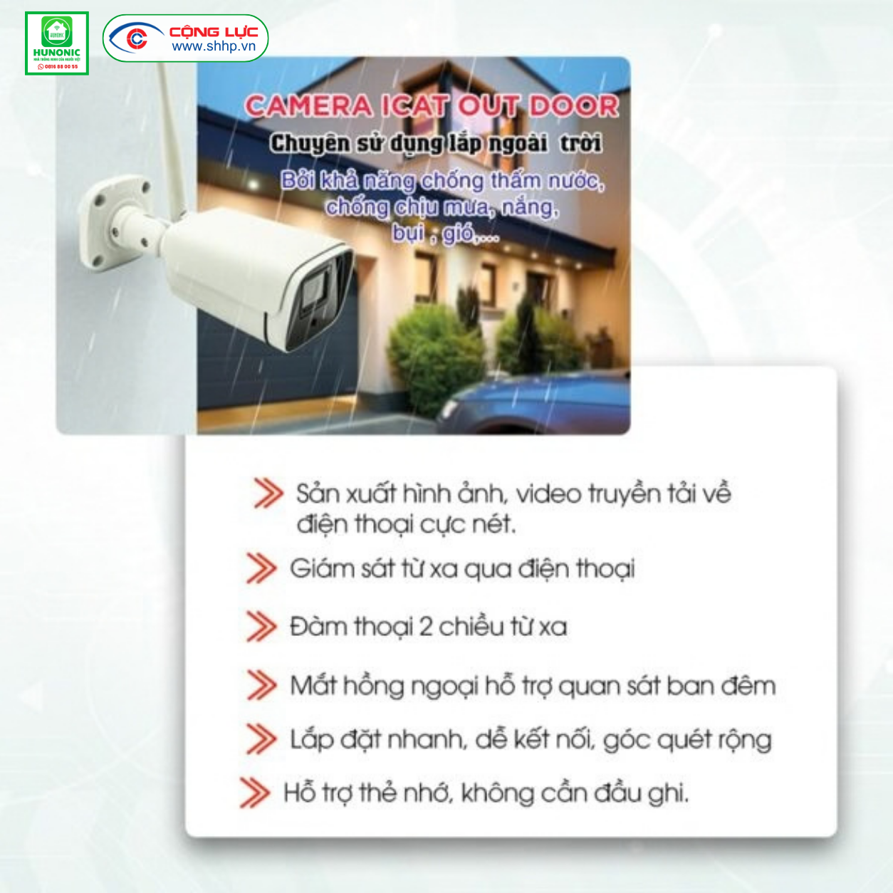 Bán camera iCat Outdoor tại Hải Phòng