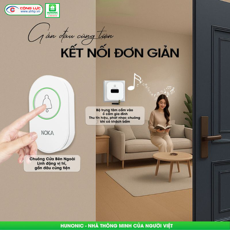 bán chuông Hunonic Noka chính hãng tại Hải Phòng