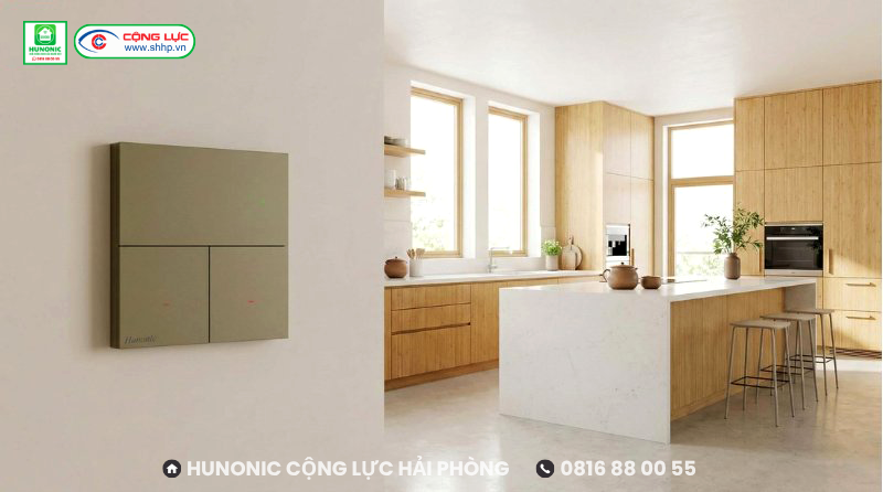 Bán công tắc cơ BLE Hunonic Smech 3 nút tại Hải Phòng