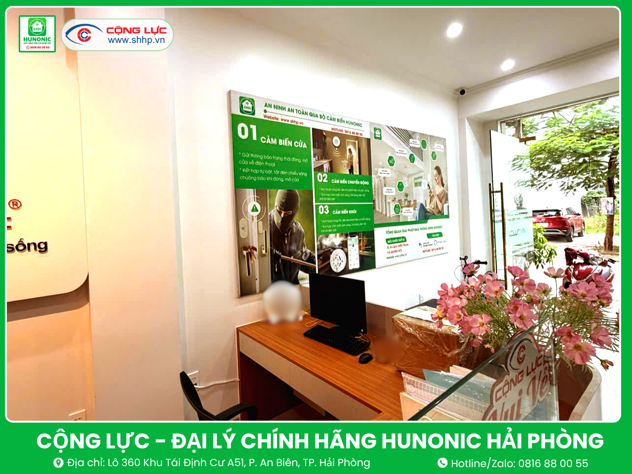 đại lý Hunonic Cộng Lực tại Hải Phòng